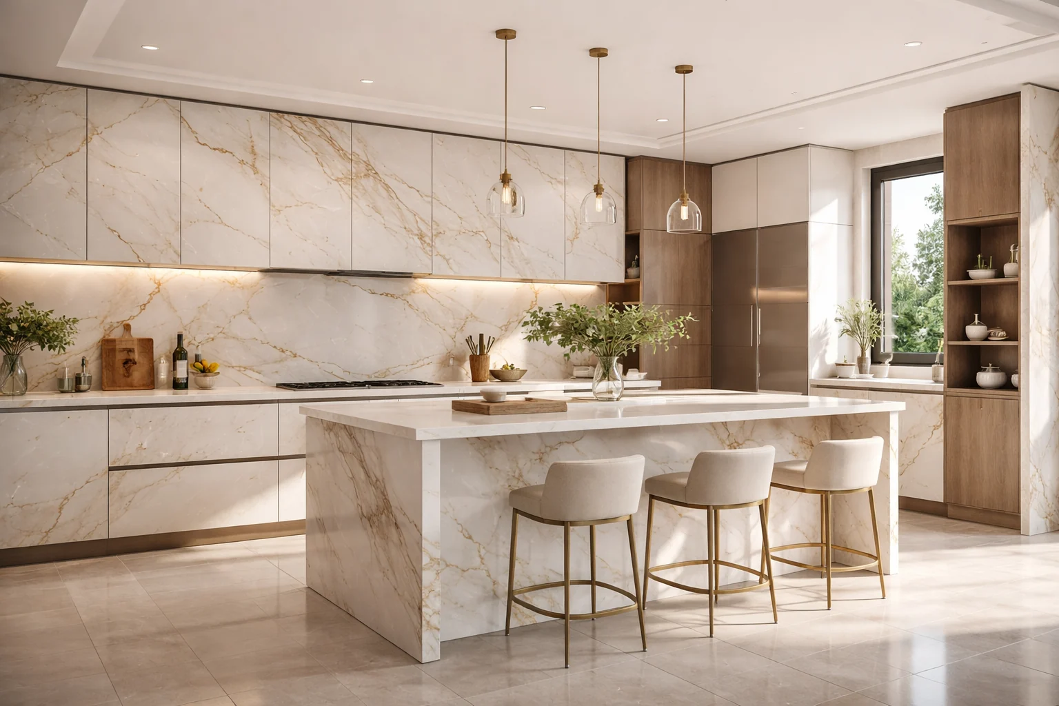 Marble laminate